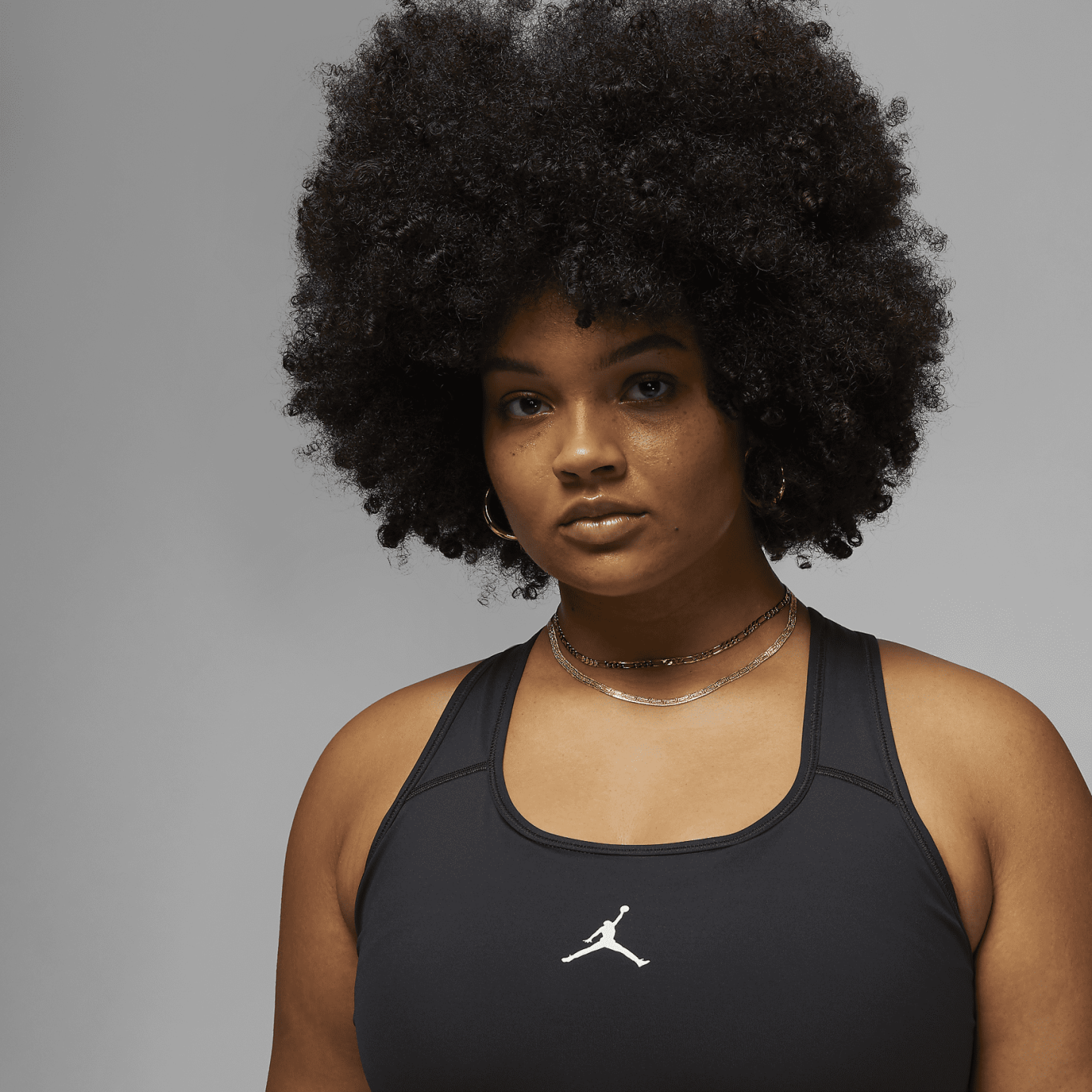 Jumpman - Women's Medium-Support 1-Piece Pad Sports Bra (Plus Size)