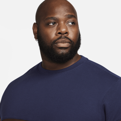 Club - Men's French Terry Color-Blocked Crew