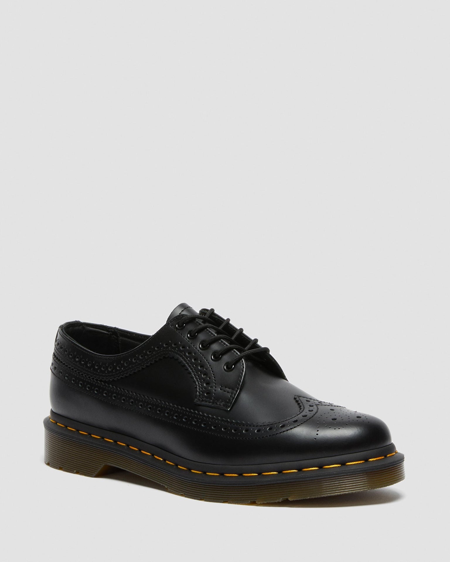 Dthtr. Marthttens 3989 Yellow Stitch Smooth Leather Shoes