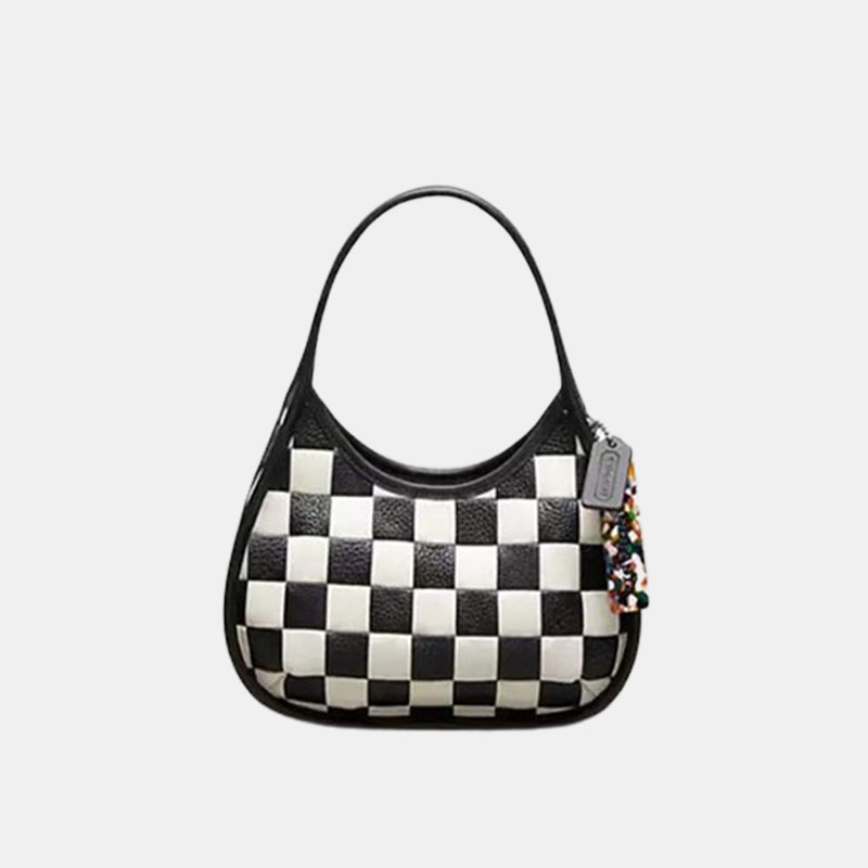 Coathtch Checkerboard leather mini shoulder bag