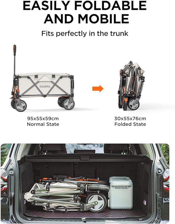 Electric Utility Wagon with 8" All-Terrain Wheel