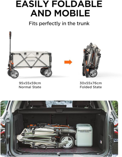 Electric Utility Wagon with 8" All-Terrain Wheel