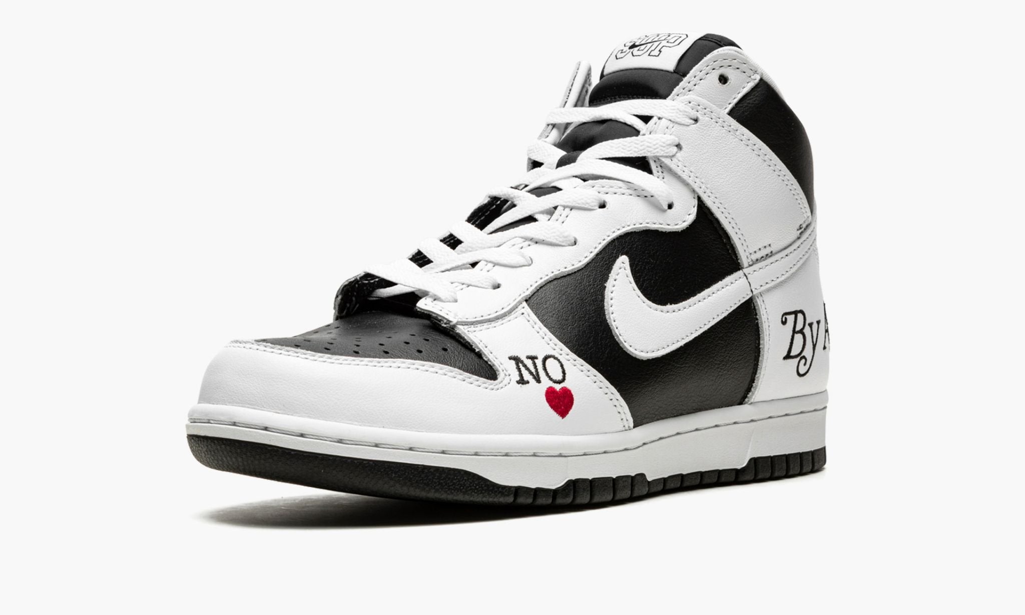 High ��Supreme By Any Means White/Black
