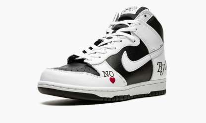 High ��Supreme By Any Means White/Black