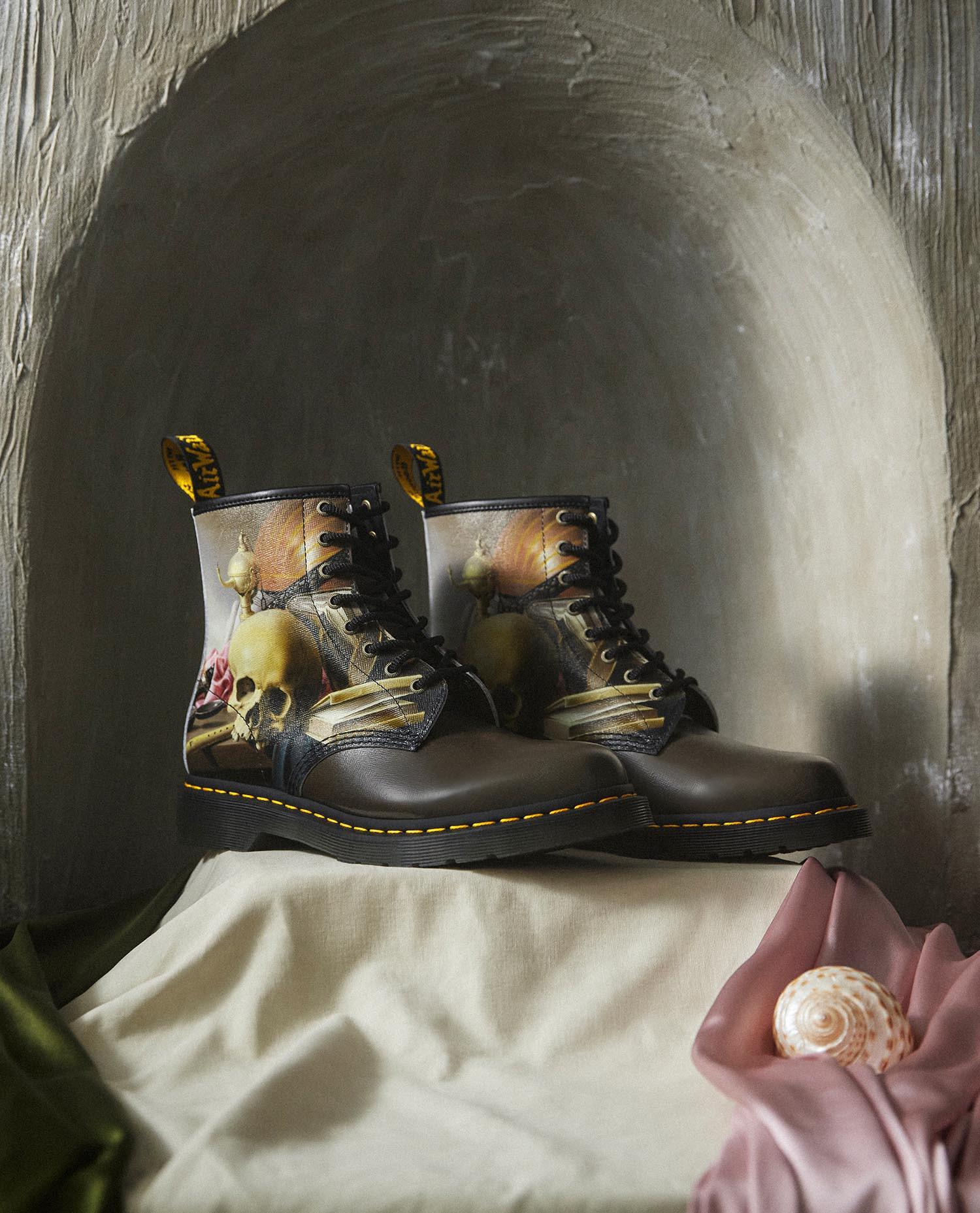 Dthtr. Marthttens THE NATIONAL GALLERY 1460 HARMEN STEENWYCK LEATHER Ankle BOOTS