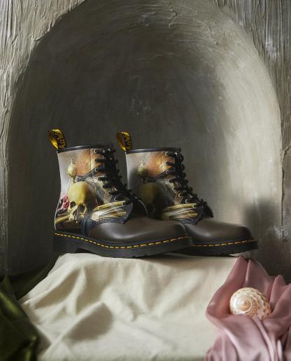 Dthtr. Marthttens THE NATIONAL GALLERY 1460 HARMEN STEENWYCK LEATHER Ankle BOOTS