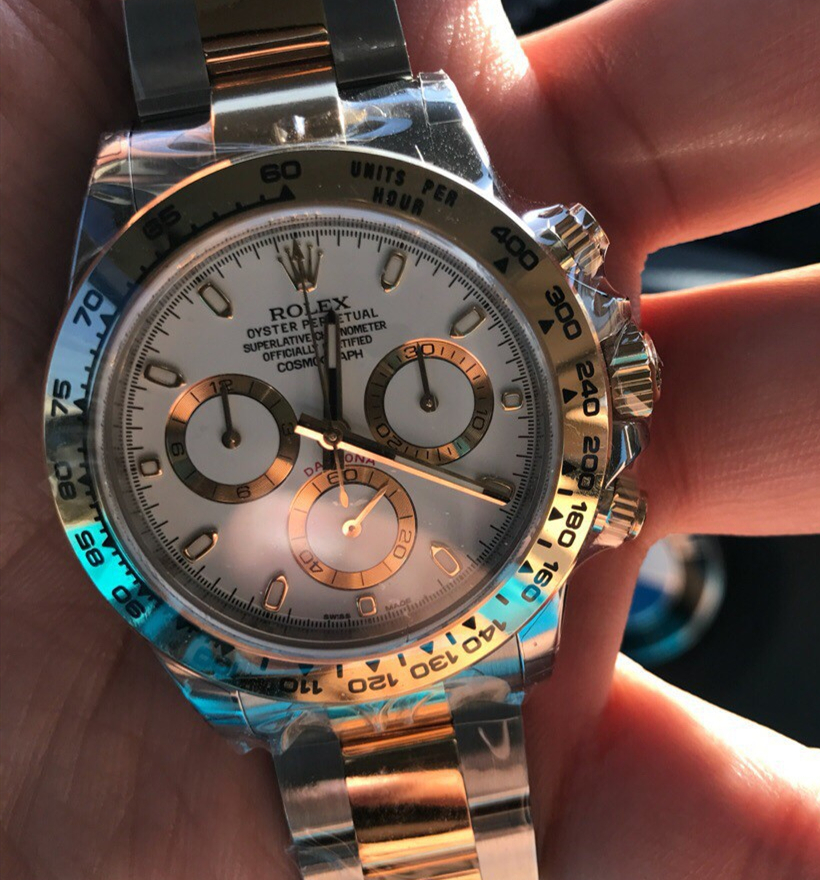 Daytona Two Tone White Dial 40mm