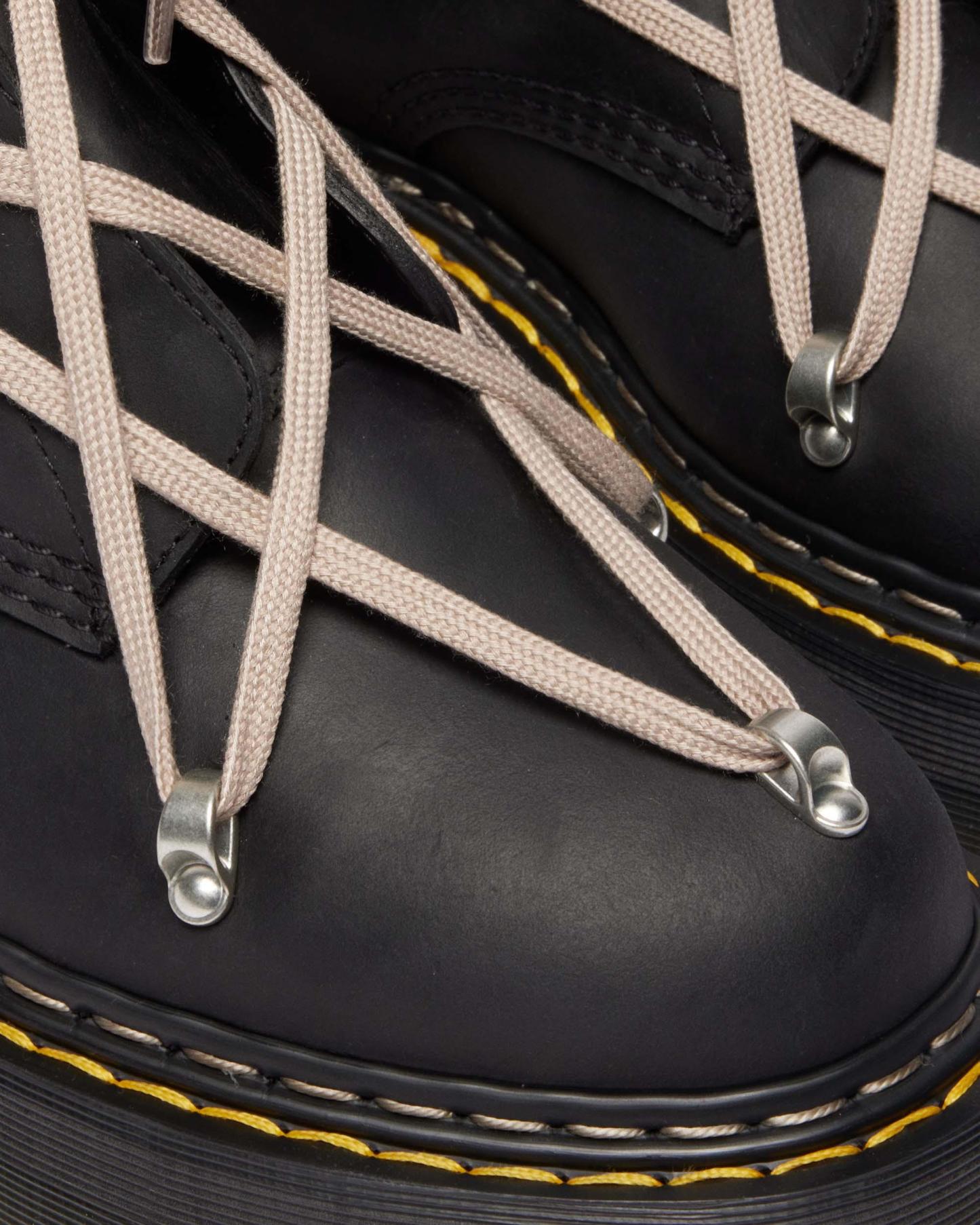 Dthtr. Marthttens Rick Owens 1B60 Pentalace Leather Boots