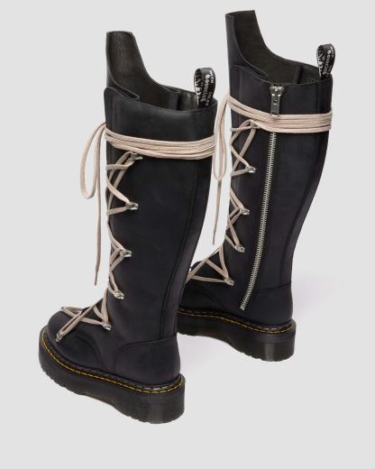 Dthtr. Marthttens Rick Owens 1B60 Pentalace Leather Boots