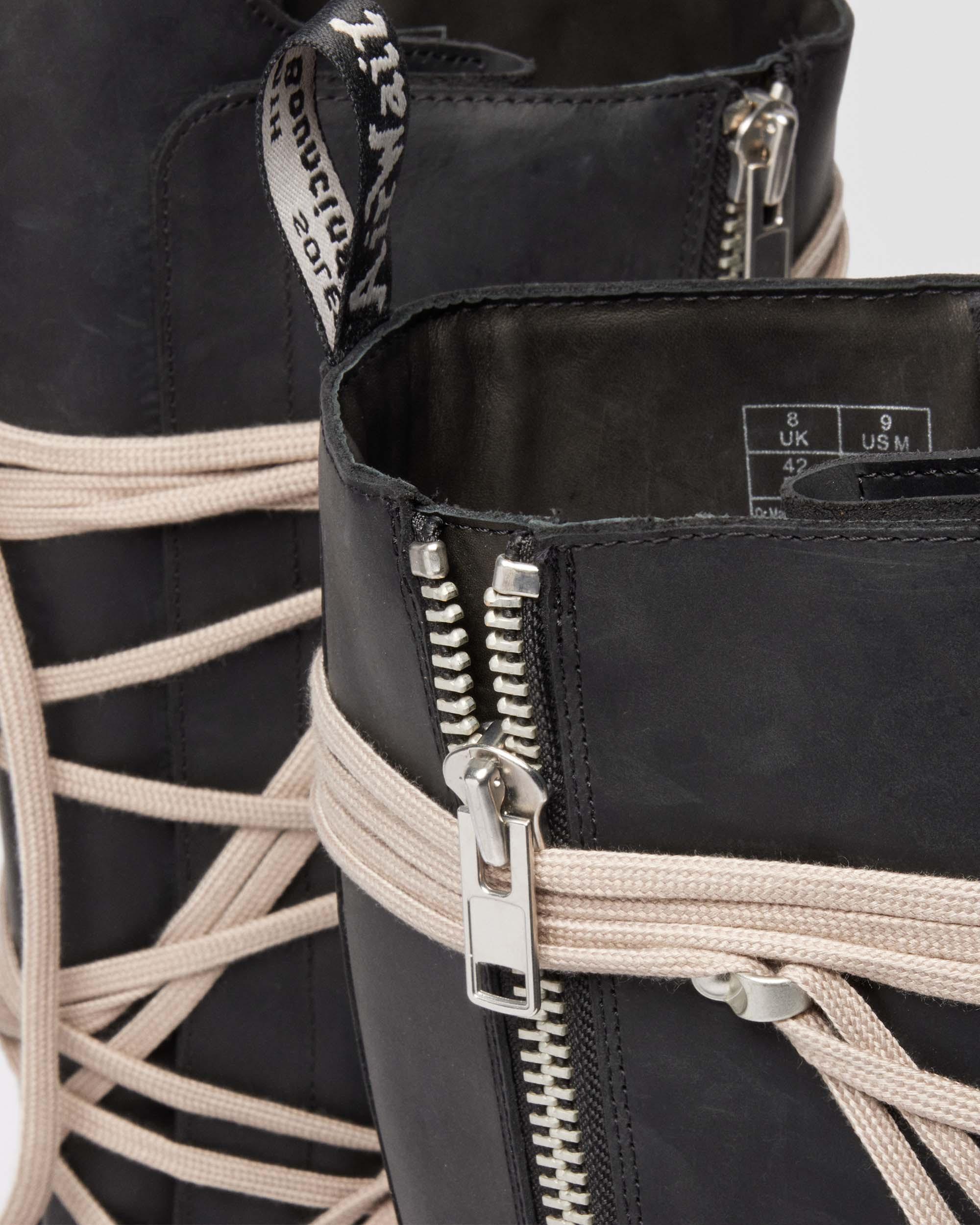 Dthtr. Marthttens Rick Owens 1B60 Pentalace Leather Boots