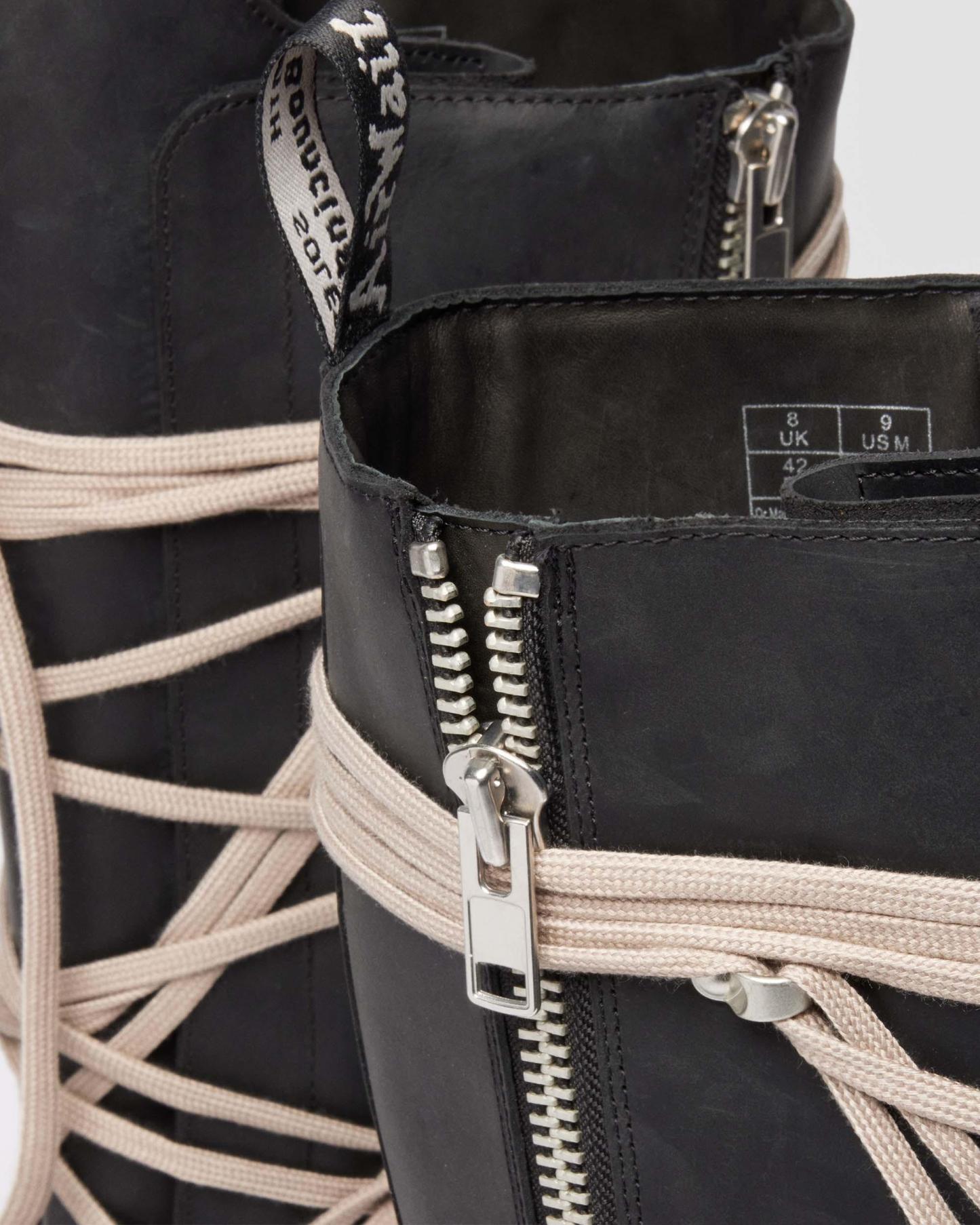 Dthtr. Marthttens Rick Owens 1B60 Pentalace Leather Boots