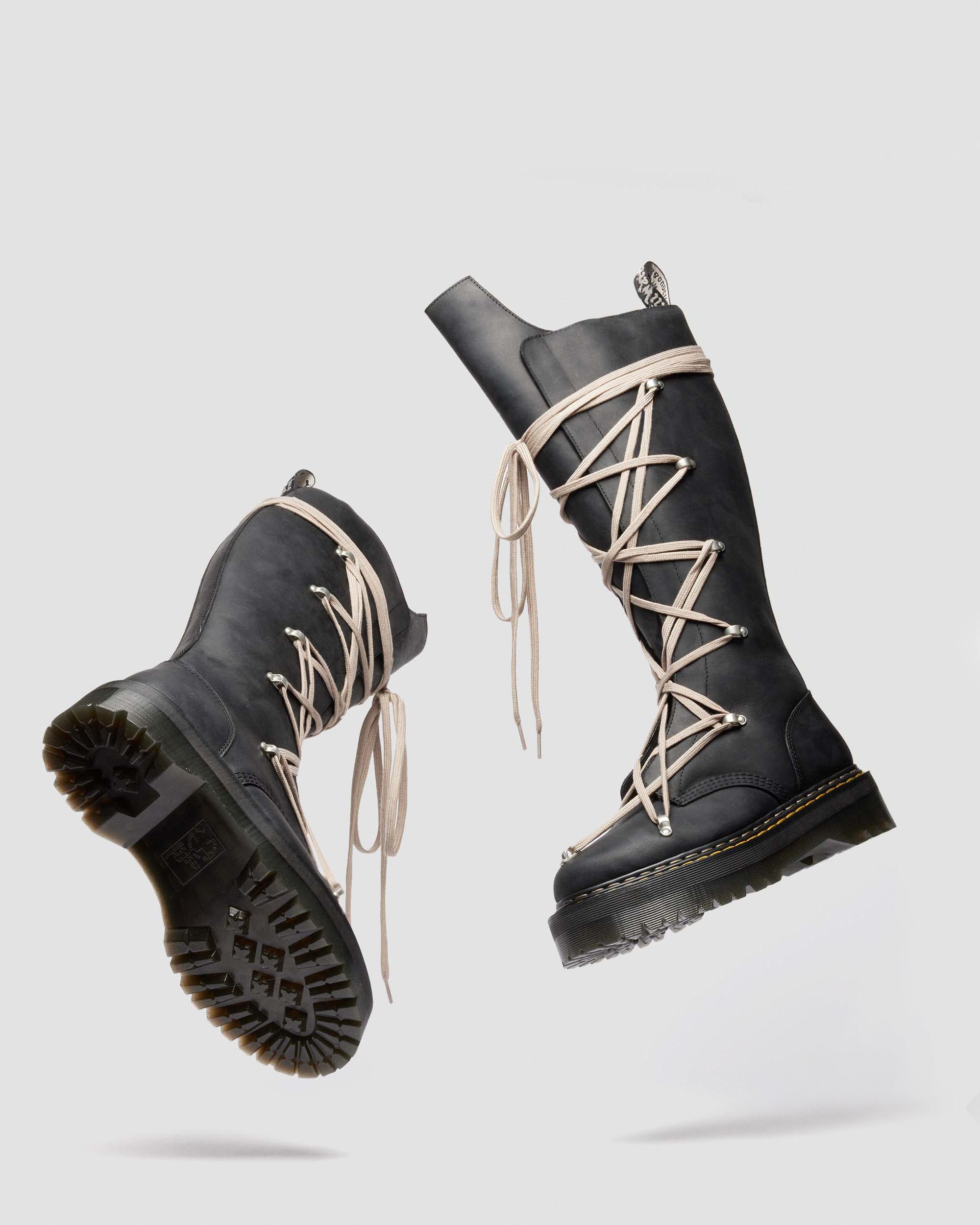 Dthtr. Marthttens Rick Owens 1B60 Pentalace Leather Boots
