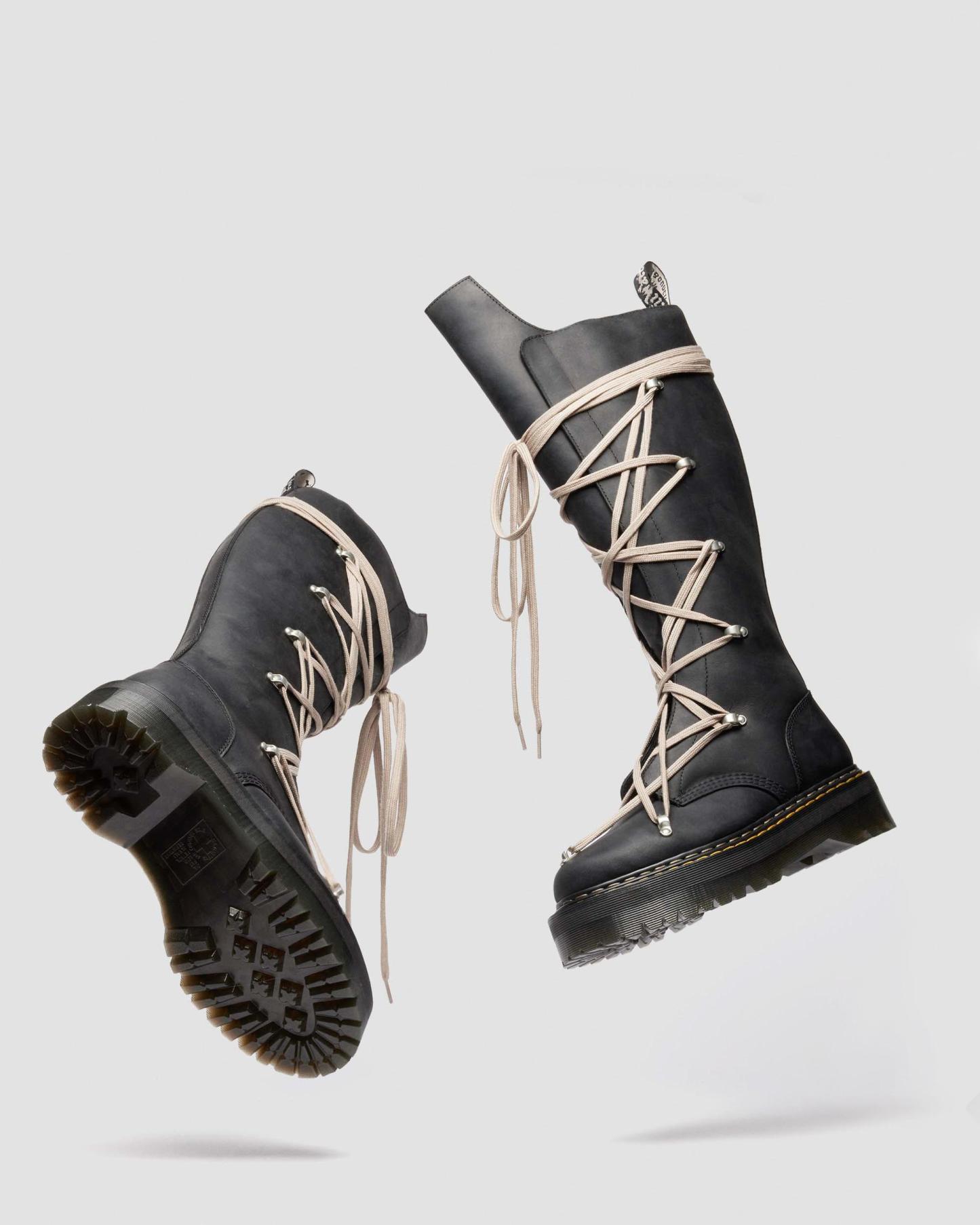 Dthtr. Marthttens Rick Owens 1B60 Pentalace Leather Boots