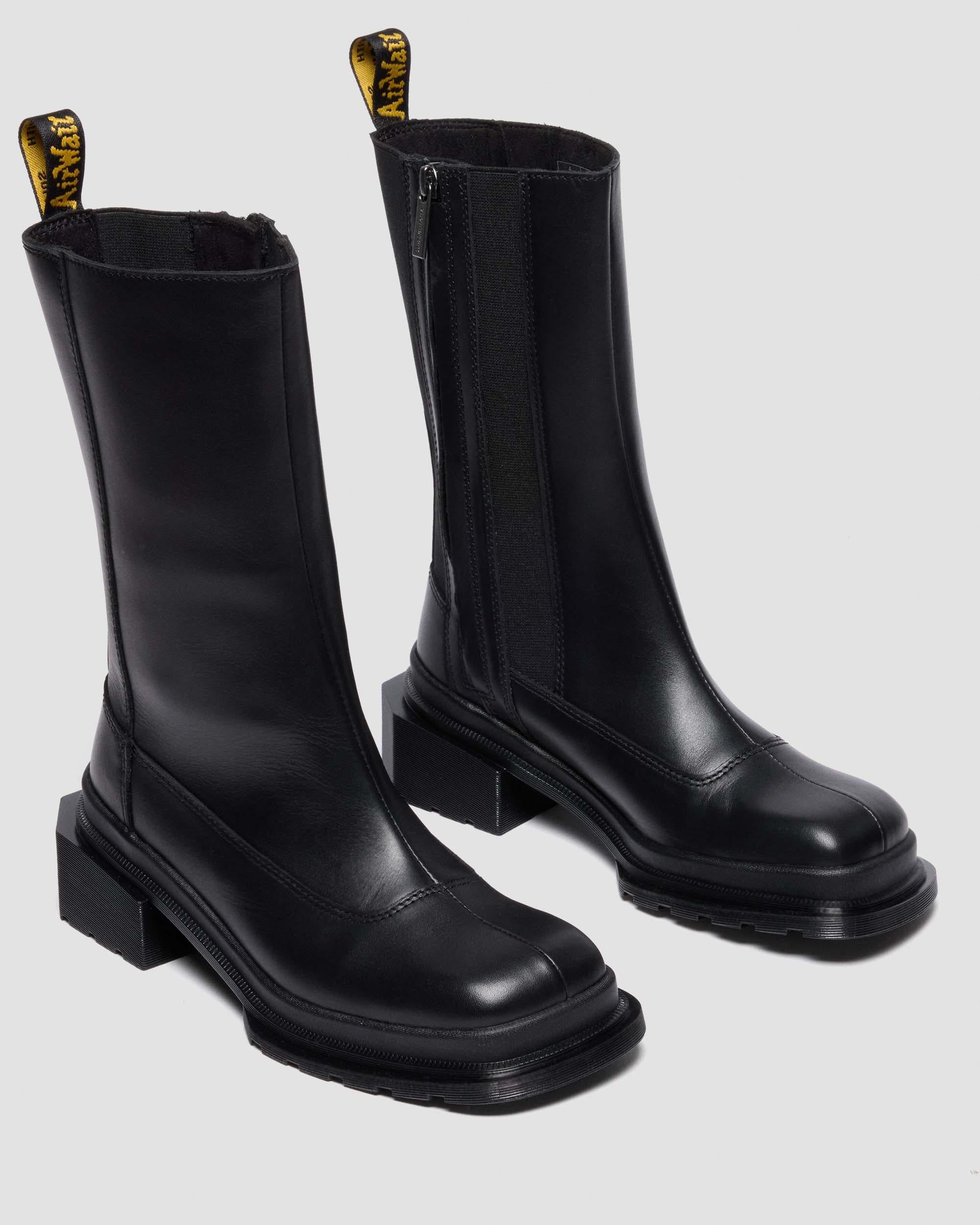 Dthtr. Marthttens Maybole Hi Square Toe Leather Chelsea Boots