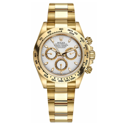 Daytona Gold White Dial 40mm