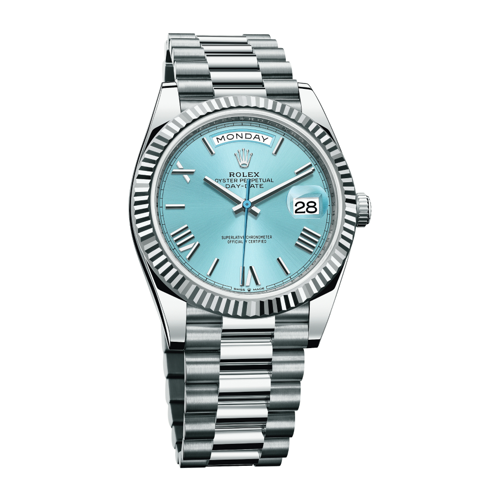 Day-Date 40 Ice Blue Roman 40mm