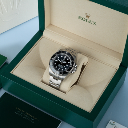 Rolthtex Sea-Dweller Deepsea 126660 D-Blue "James Cameron" Blue Dial 44mm New