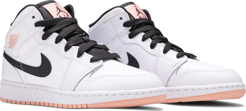 Kids Mid GS 'White Arctic Orange' 554725-180