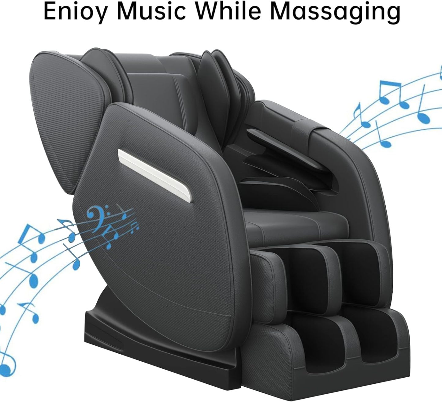 2024 Full Body Massage Chair, Zero Gravity Massage Chair Recliner with Heating Function, Auto Modes, Bluetooth Music Player, Foot Massage