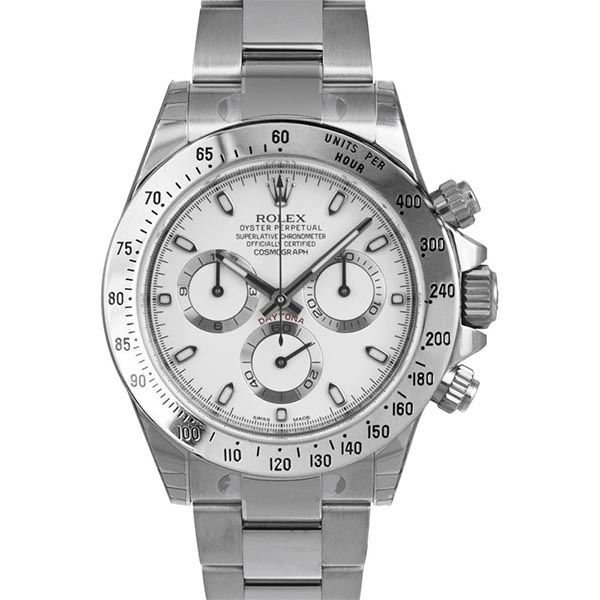 Daytona Steel White Dial 40mm