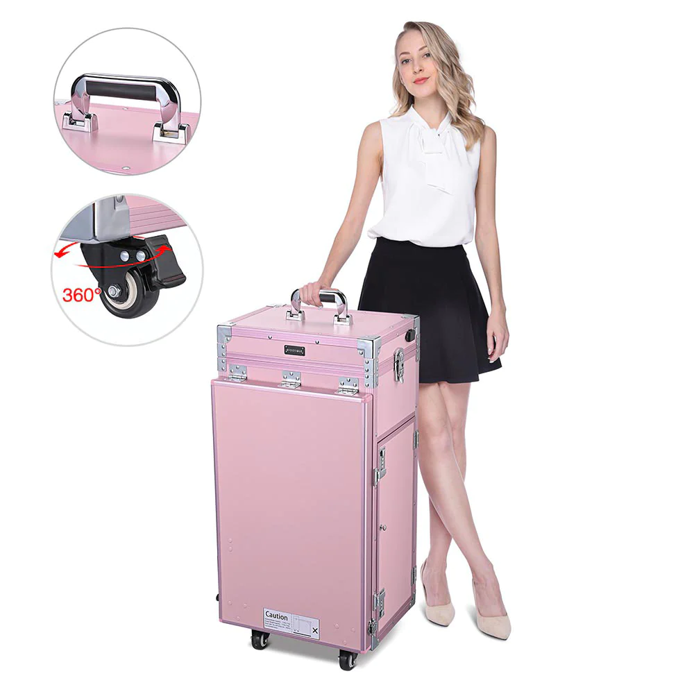 Only $29.88 Last 24 Hours!Rolling Manicure Table Makeup Station!