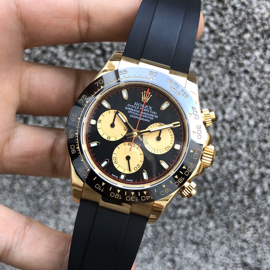Daytona Yellow Gold Oysterflex 40mm