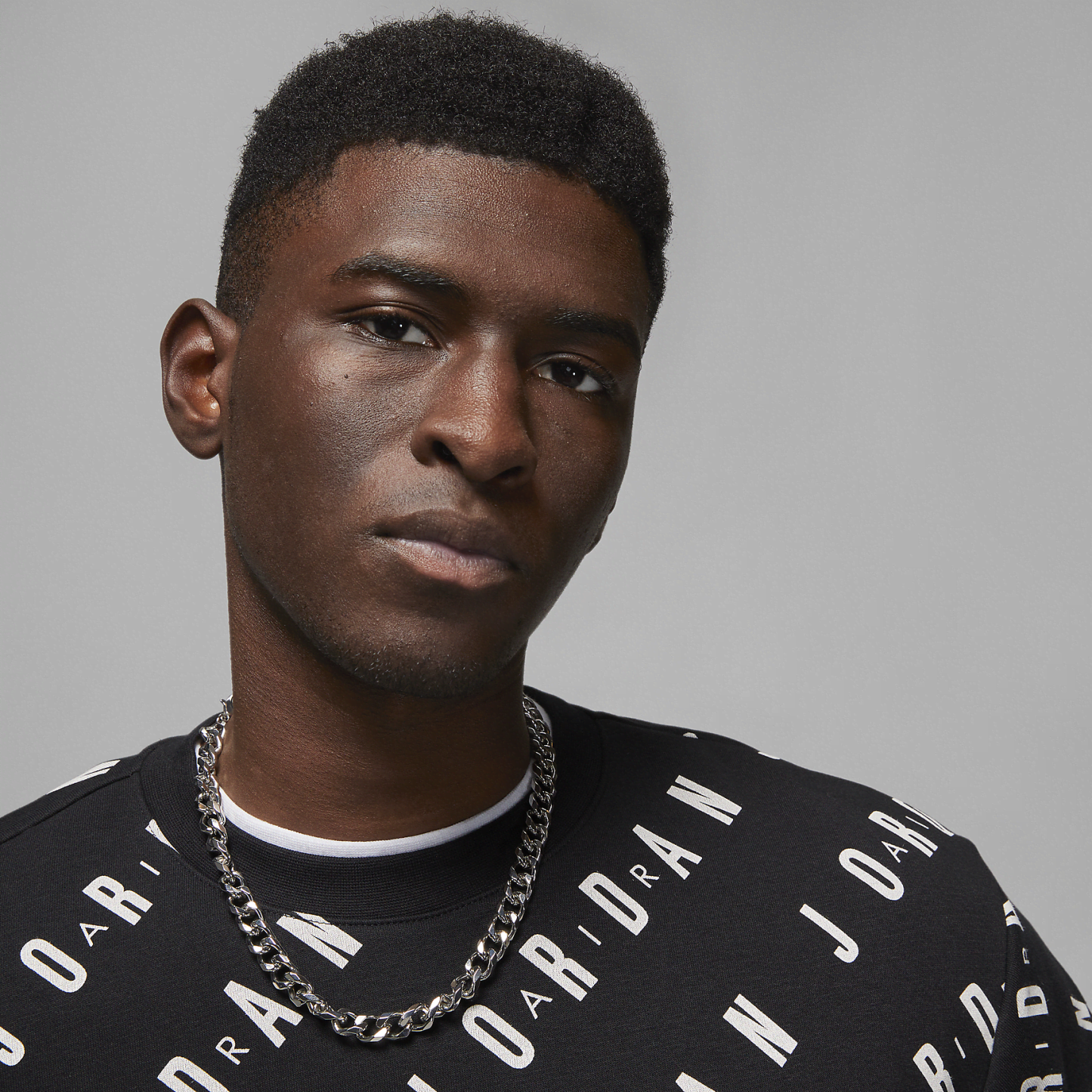 Essentials - Men's Graphic Fleece Crew-Neck Sweatshirt