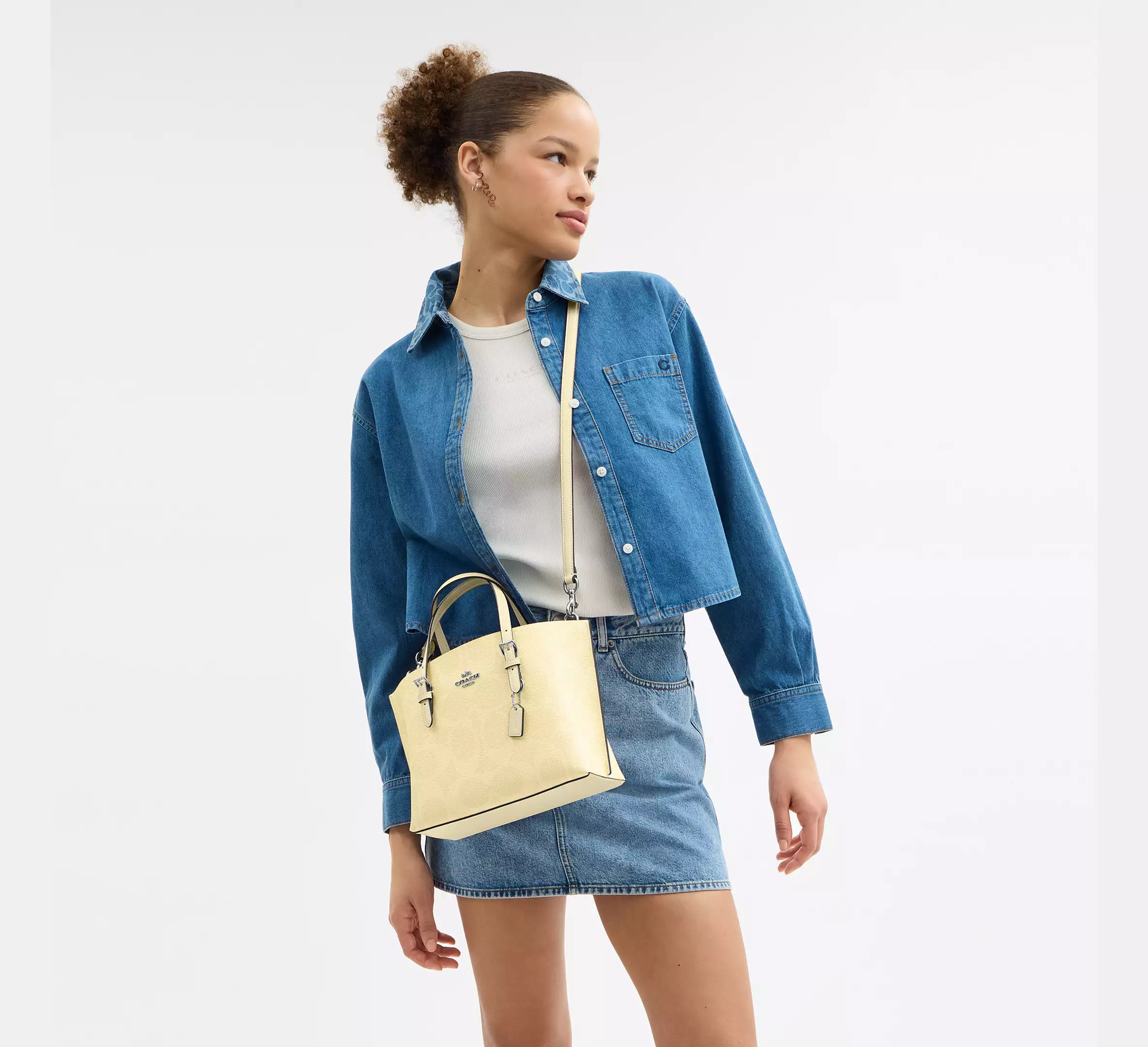 Tote Bag 25 In Signature Canvas
