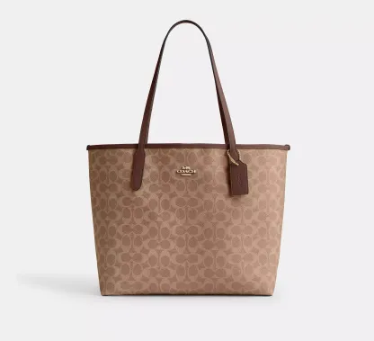 City Tote Bag In Signature Canvas