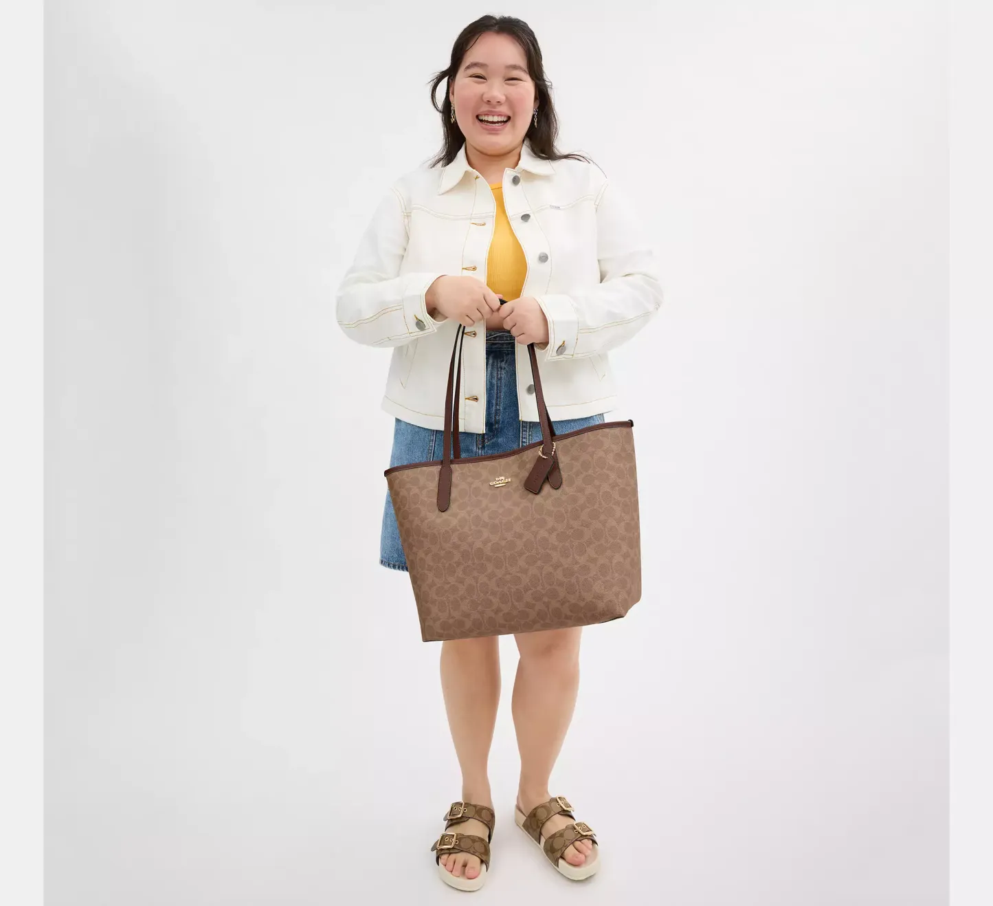 City Tote Bag In Signature Canvas