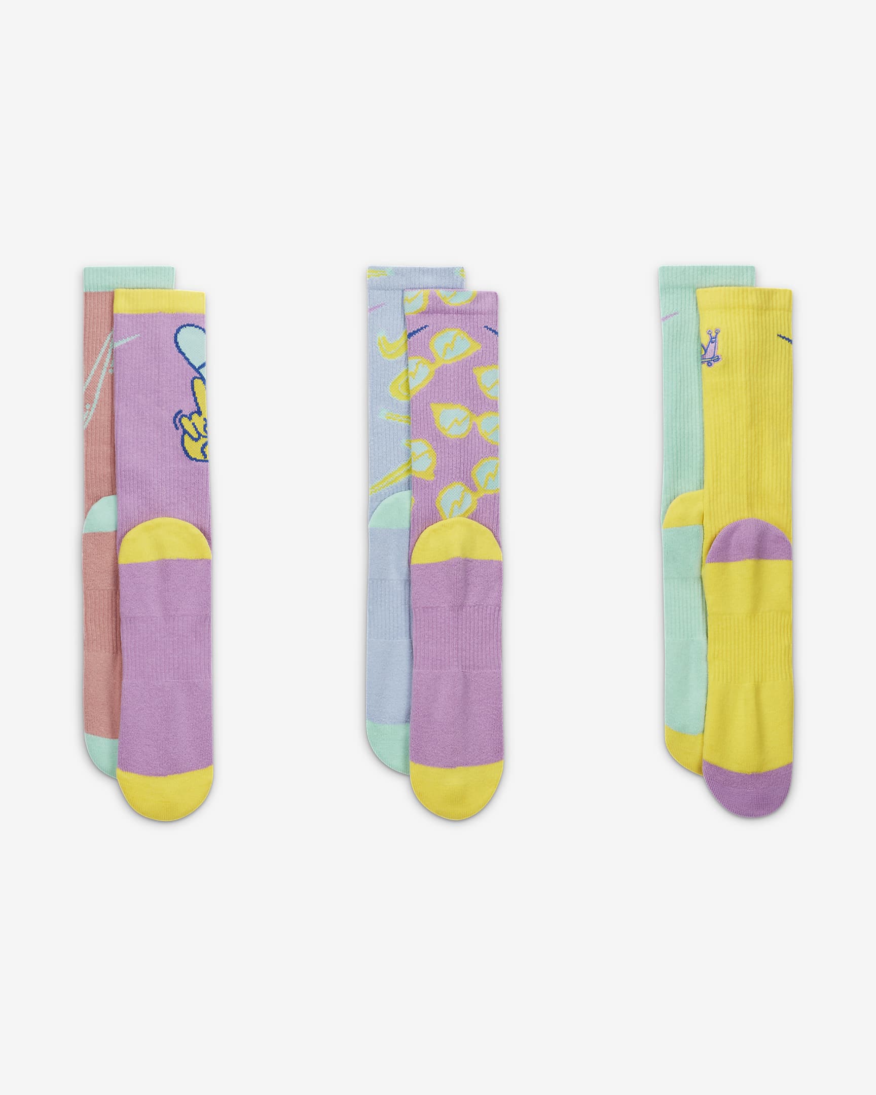 Cushioned Crew Socks (3 Ps)