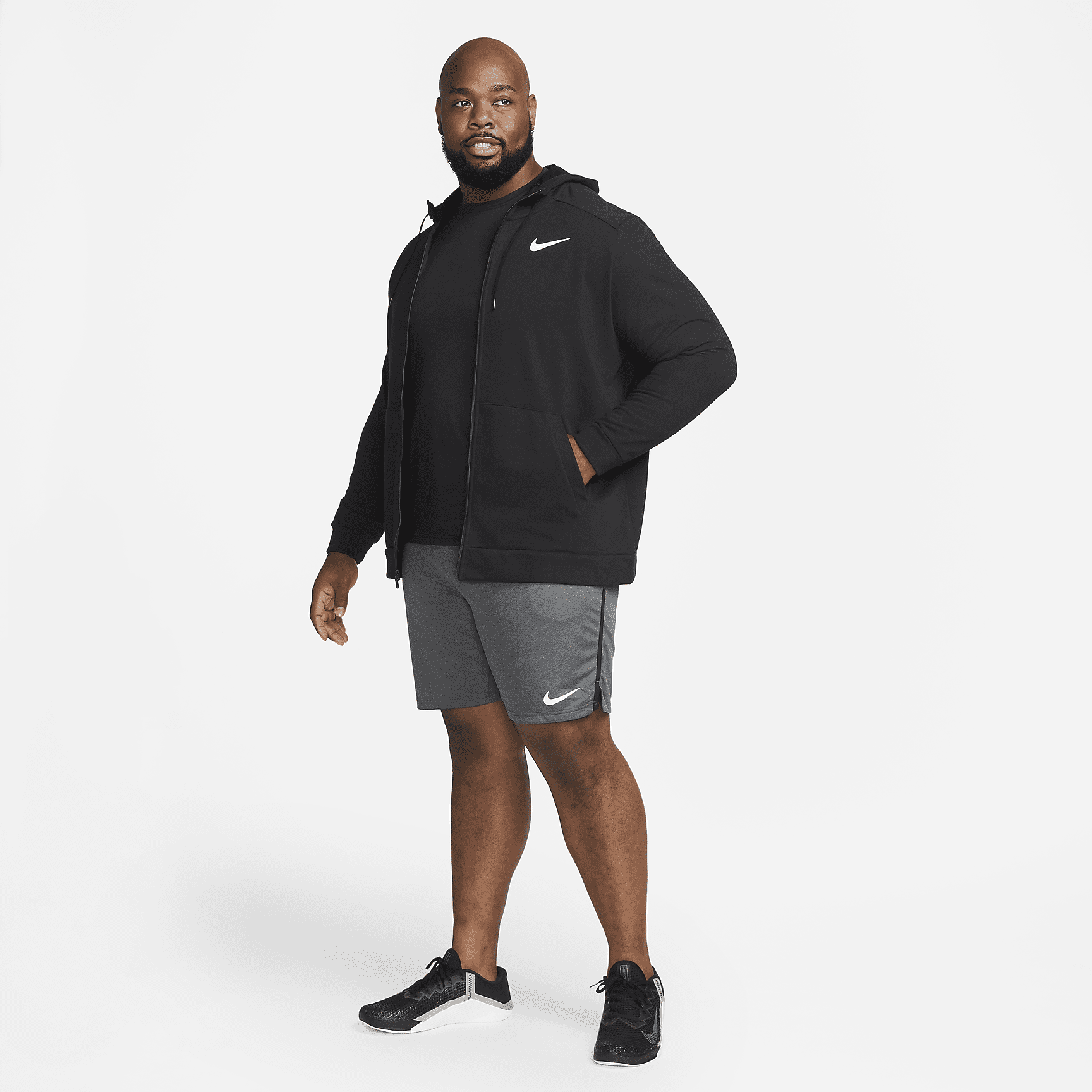 Men's  Hooded Fitness Full-Zip