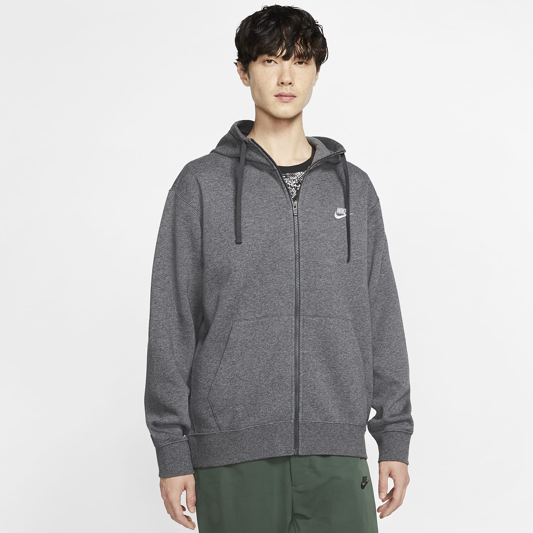 Sportswear Club Fleece - Men's Full-Zip Hoodie