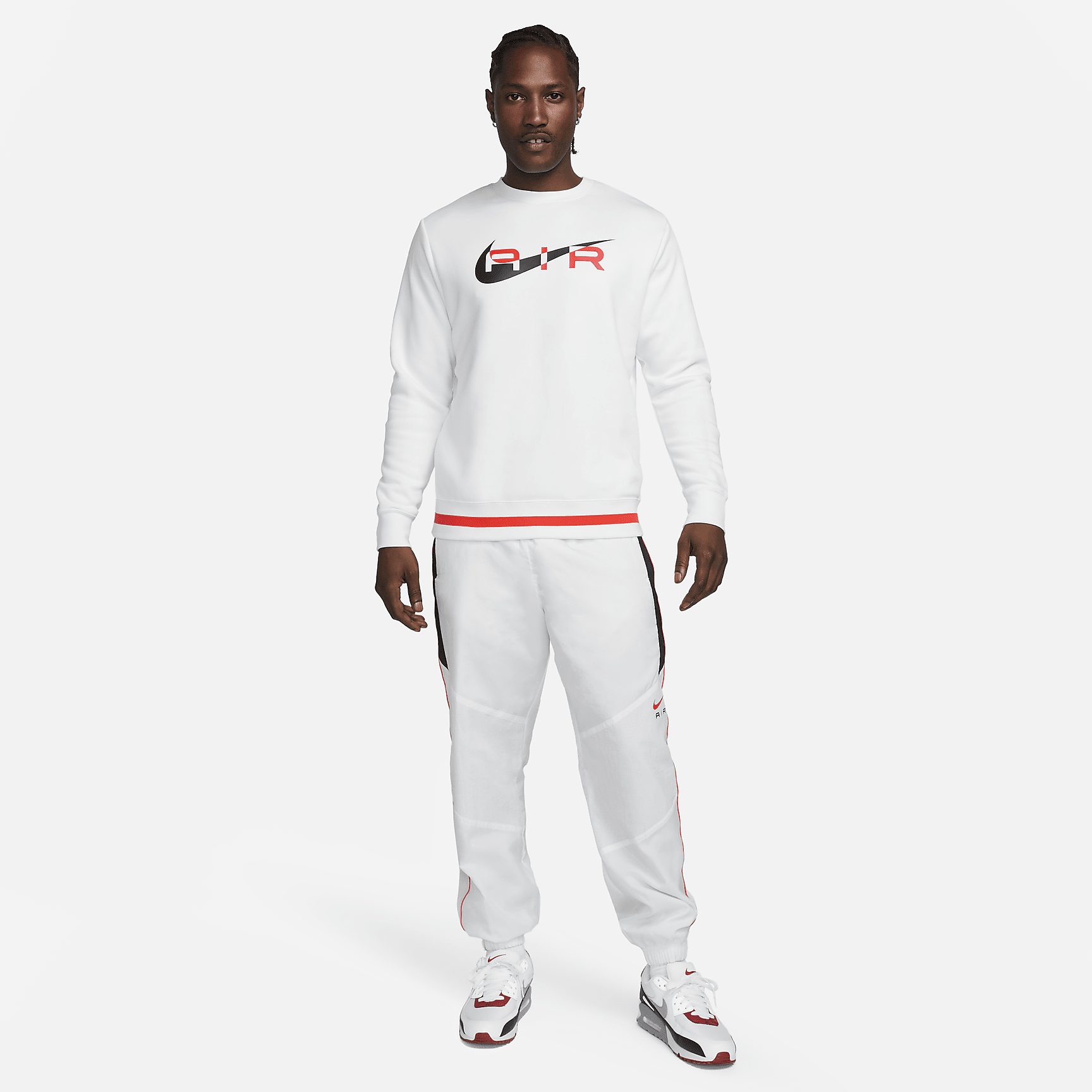 - Men's Fleece Crew-Neck Sweatshirt