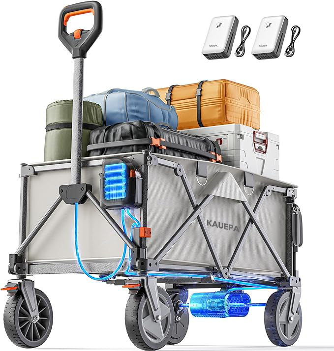 Electric Utility Wagon with 8" All-Terrain Wheel