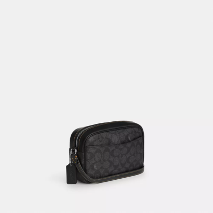 Mini Jamie Camera Bag In Signature Canvas With Halloween Graphic