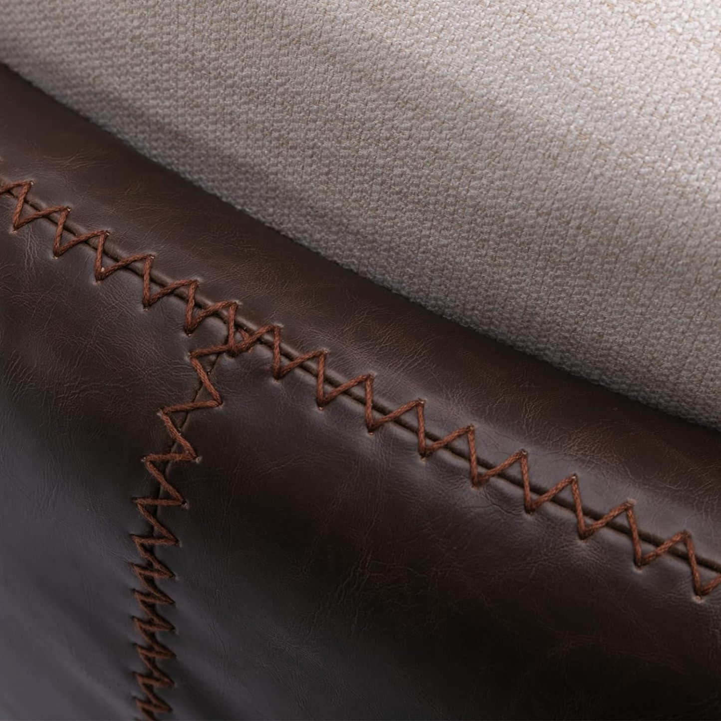 Mid-Century Modern Faux Fur Lounge Swivel Chair for Reading/Living Room/Bedroom