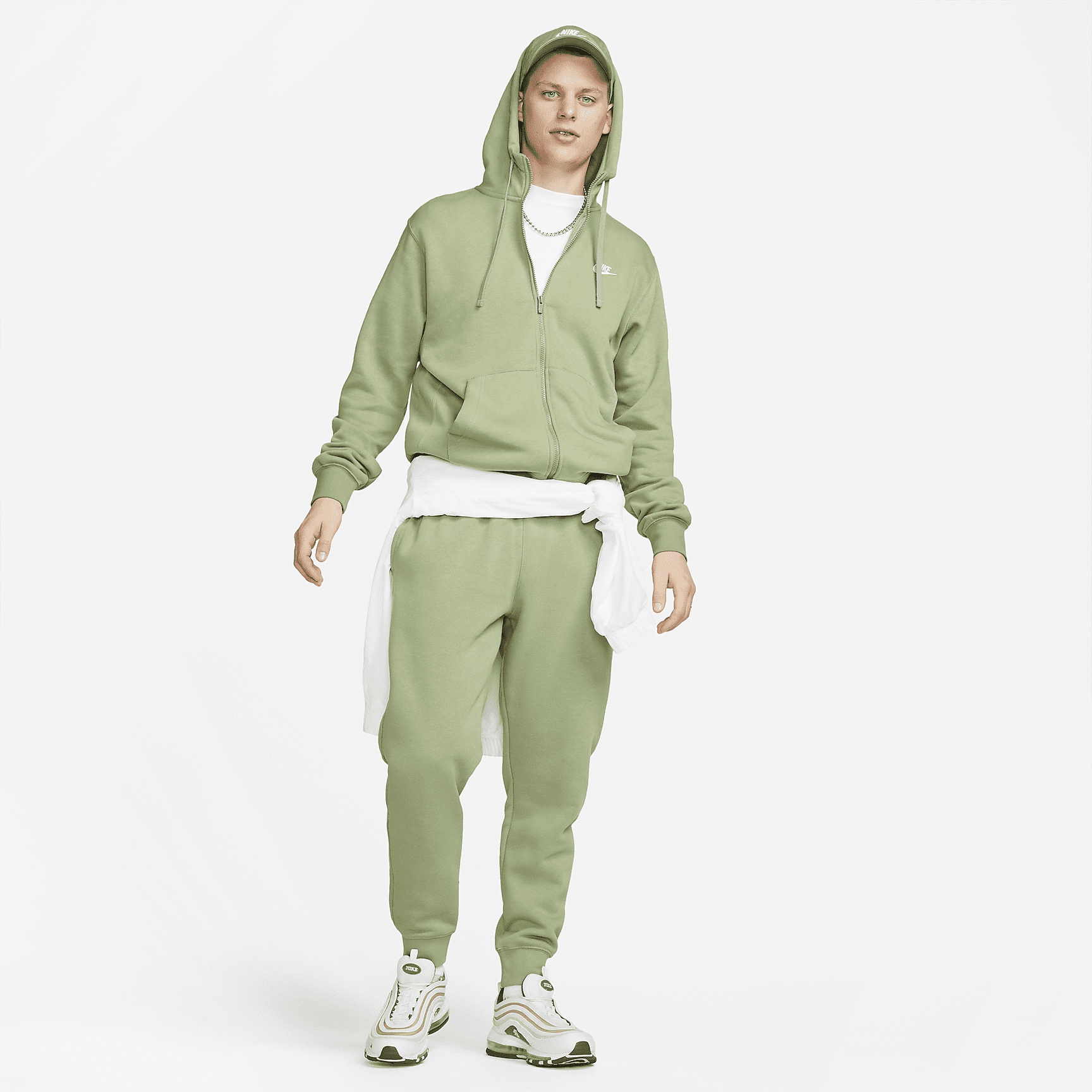 Sportswear Club Fleece - Men's Full-Zip Hoodie