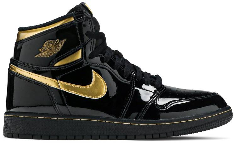Retro High OG GS 'Black Metallic Gold' 575441-032