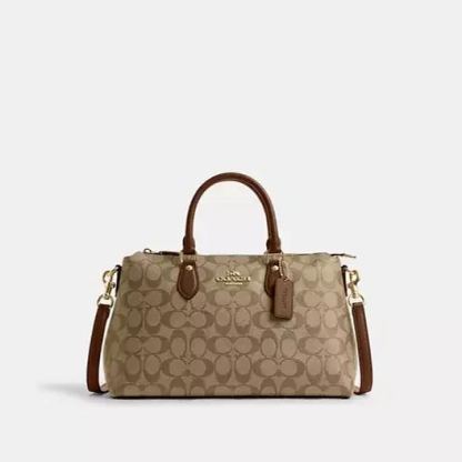 Satchel In Signature Canvas