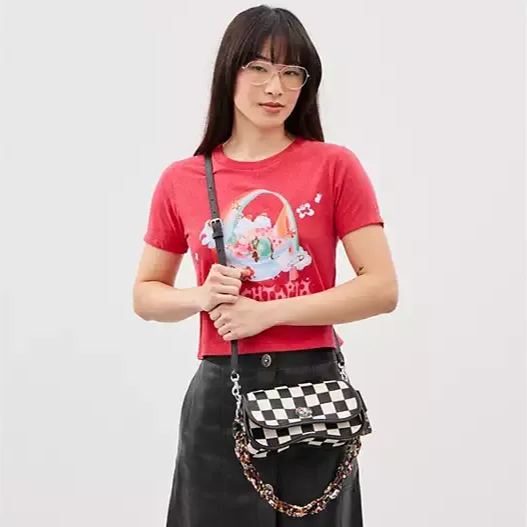 Bag Checkerboard Leather