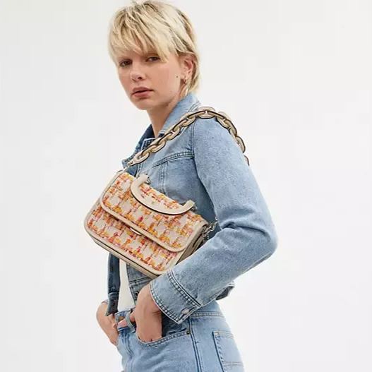 Handle Bag In Tweed