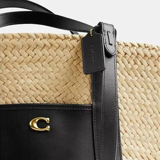 Coathtch Straw Tote