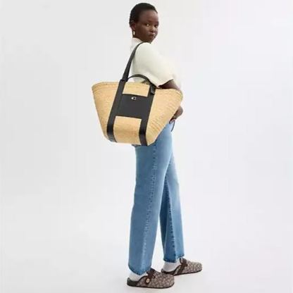 Coathtch Straw Tote