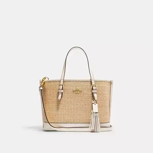 Coathtch Tote Bag 25 In Straw