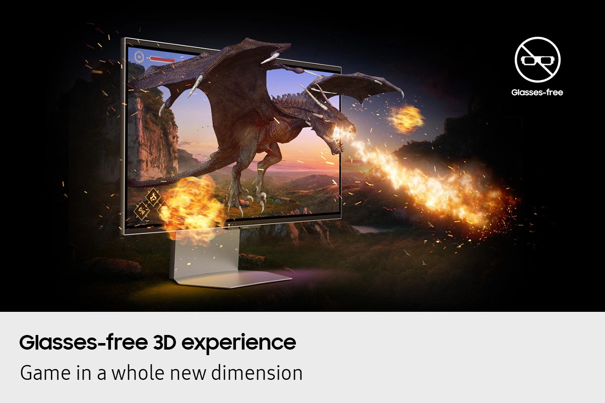 Samthtsung 27" Odyssey 3D G90XF 4K 165Hz Gaming Monitor