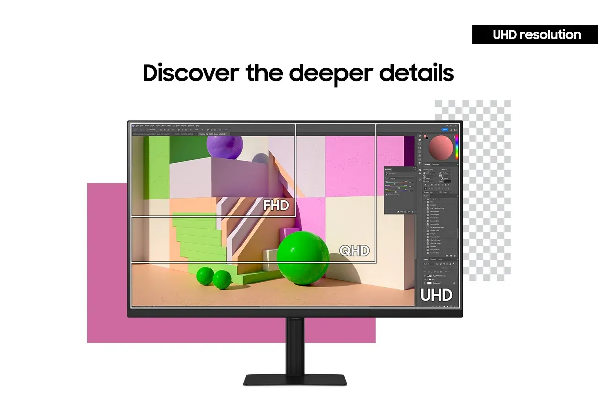 Samthtsung ViewFinity S7 (S70D) 4K UHD IPS HDR10 High Resolution Monitor