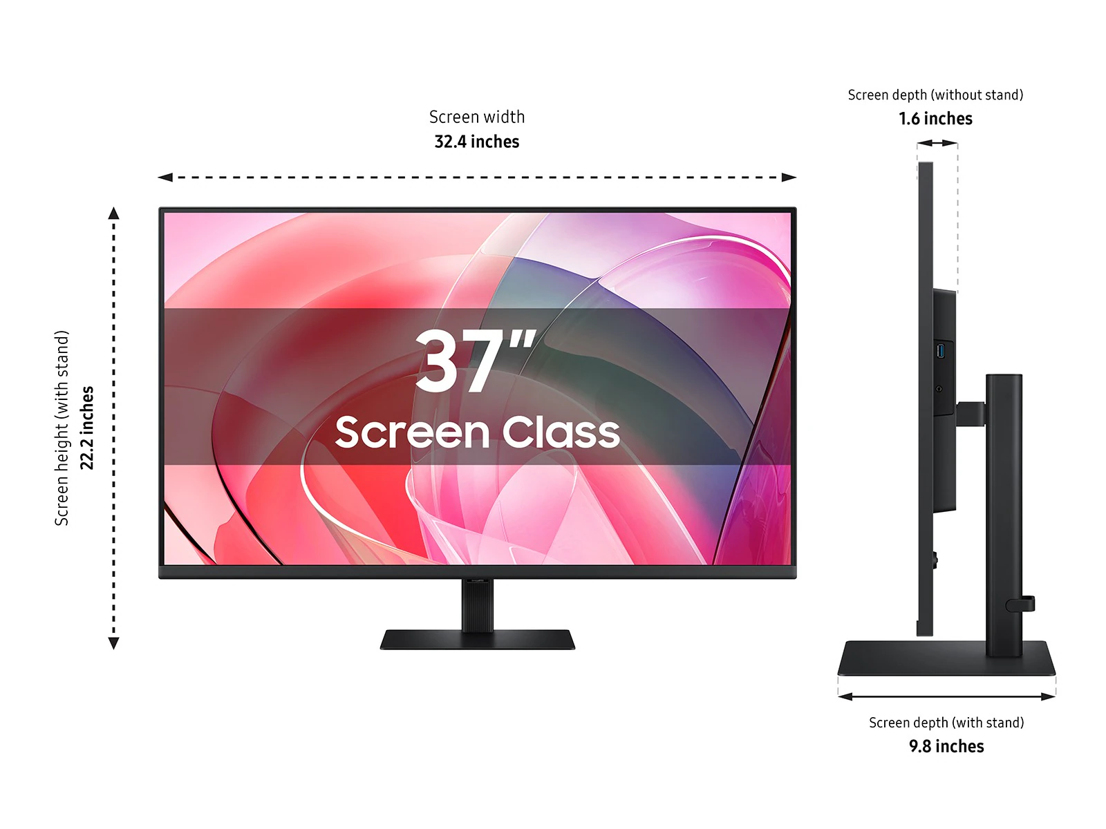 Samthtsung ViewFinity S7 (S70D) 4K UHD IPS HDR10 High Resolution Monitor