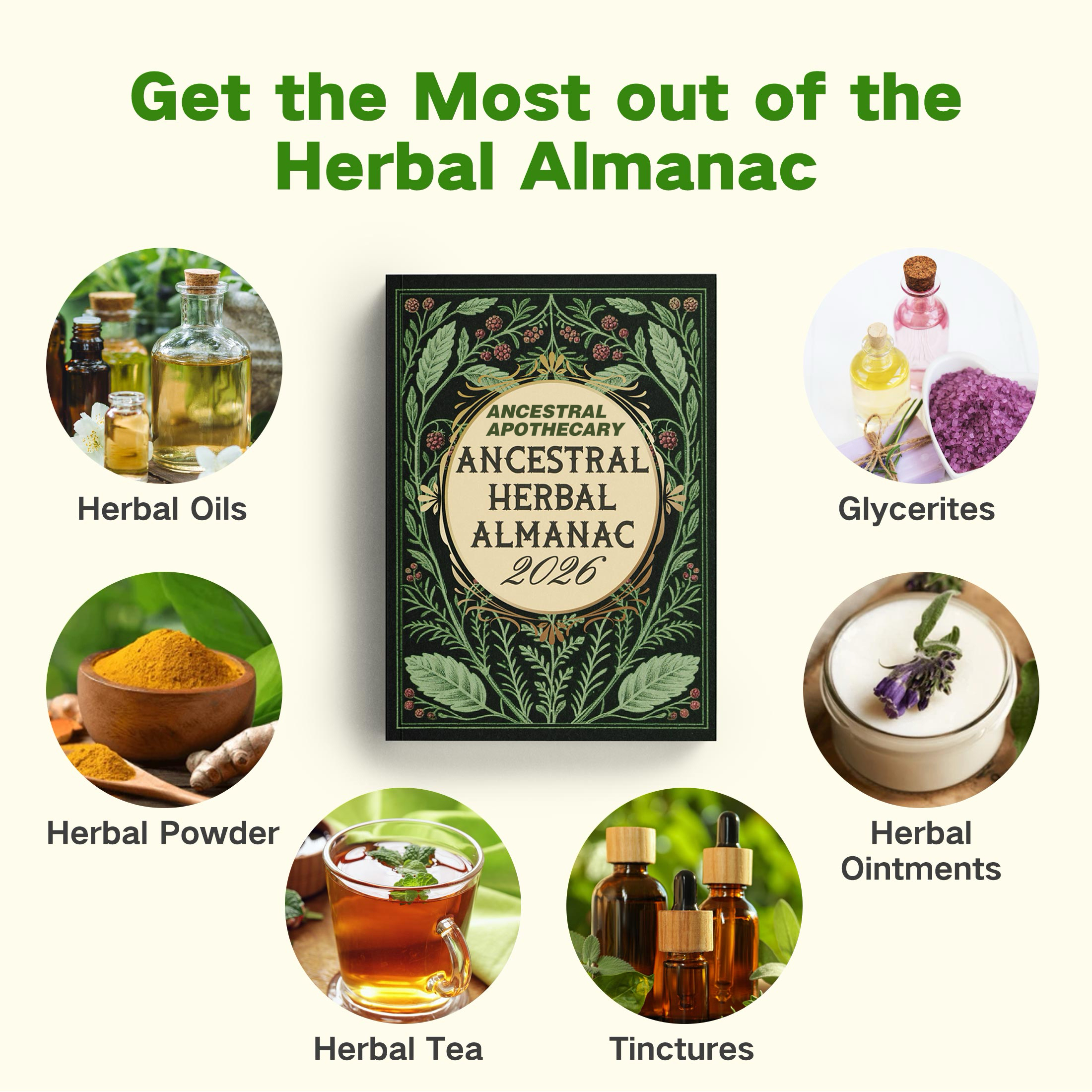 Ancestral Apothecary Ancestral Herbal Almanac 2026 by USDA Zone