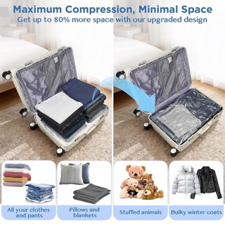 🔥Cordless Travel Vacuum Storage Compression Bag Set